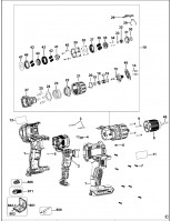 DeWalt DCD778S1T-GB HAMMER DRILL Spare Parts